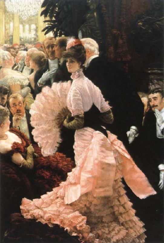 James Tissot the reception oil painting image